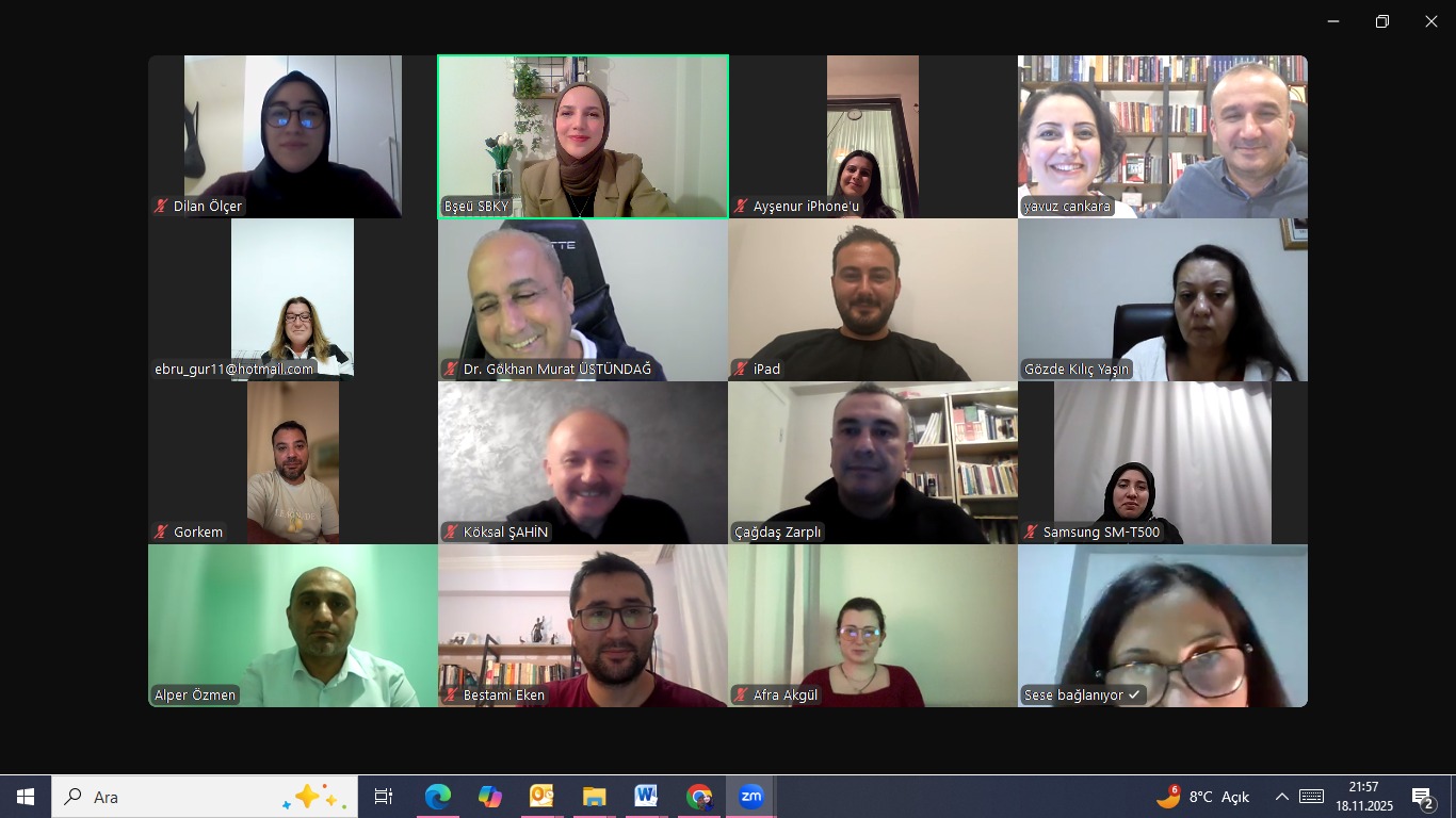 18 Kasım 2025 Tarihli Online Akreditasyon Toplantısı